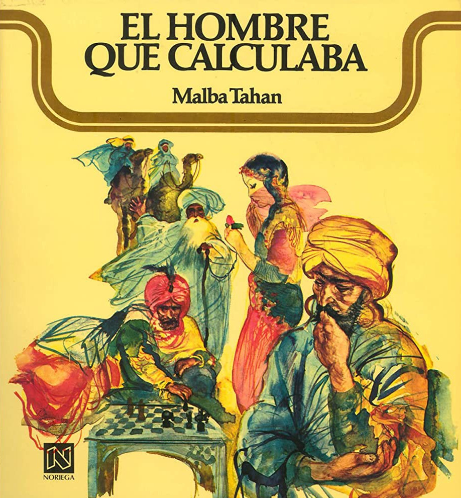 Portada de una edición en españo de "El hombre que calculaba"
